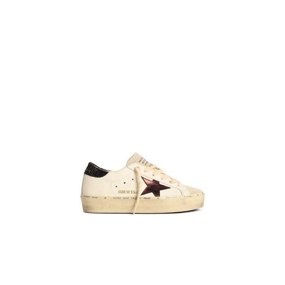 Golden Goose 'Hi Star' White Leather Sneakers Women - Picture 1 of 3